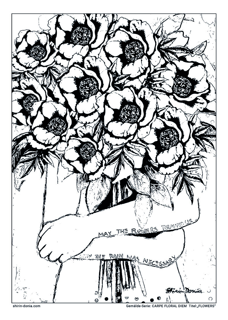 FLOWERS- AUSMALBILD - DOWNLOAD