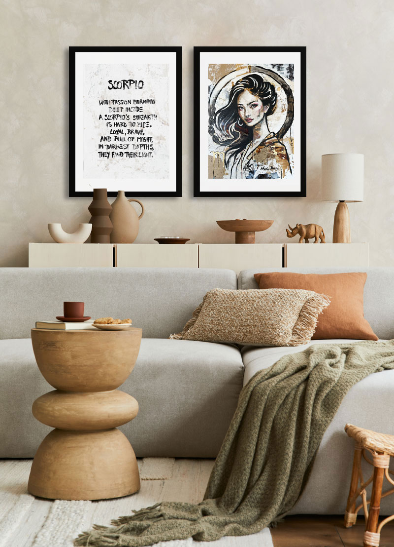 Sternzeichen Skorpion 2 Poster