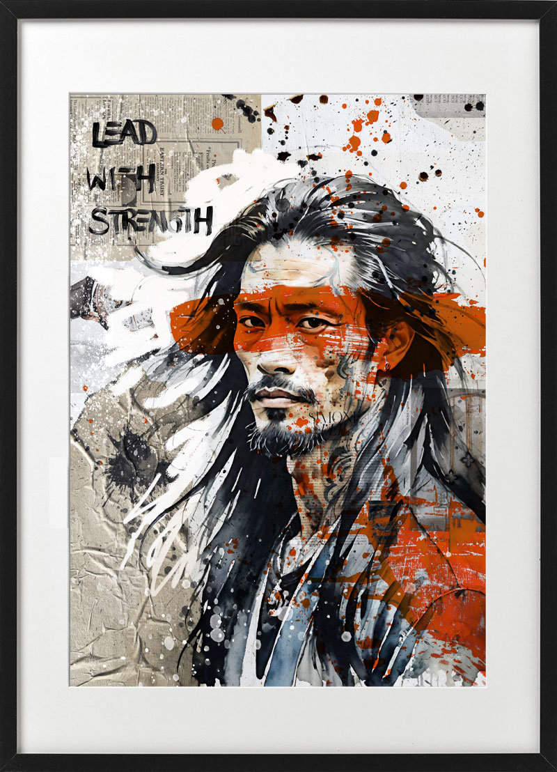 WITH STRENGTH - Print