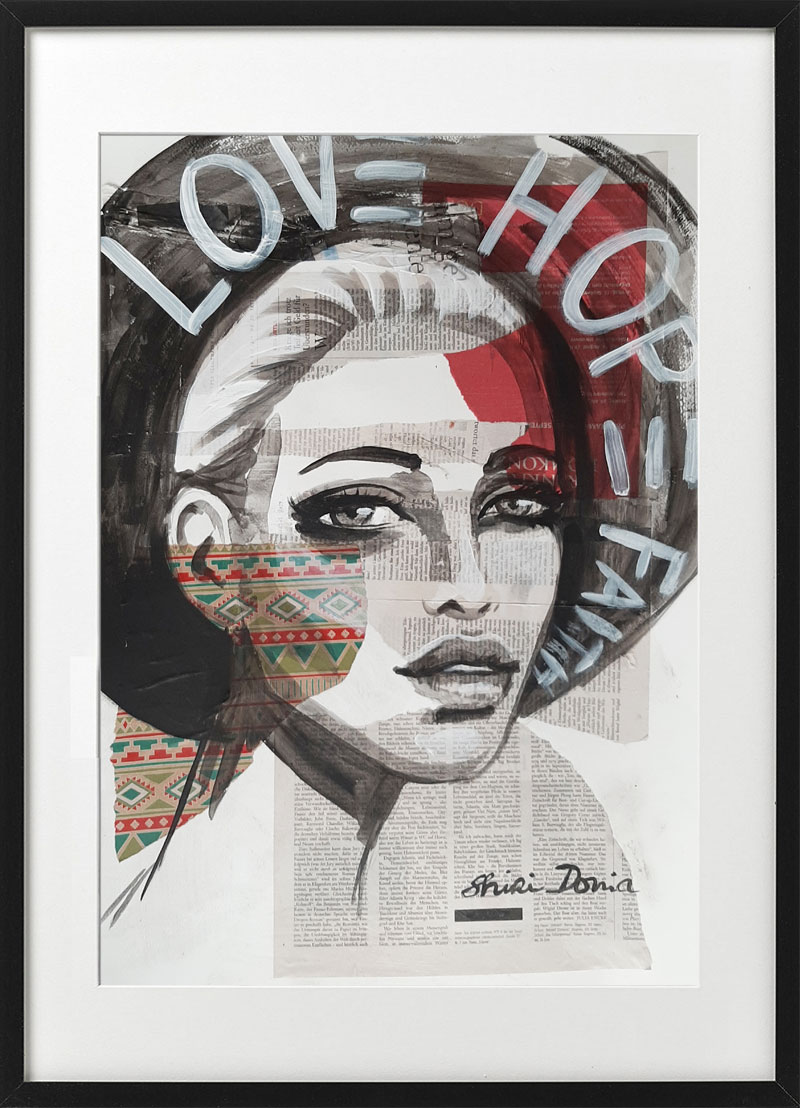 LOVE HOPE FAITH- Unikat