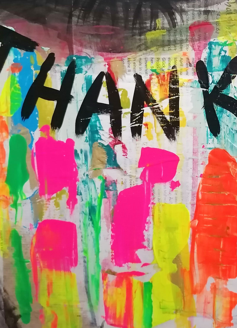THANKFUL BLESSED - Unikat