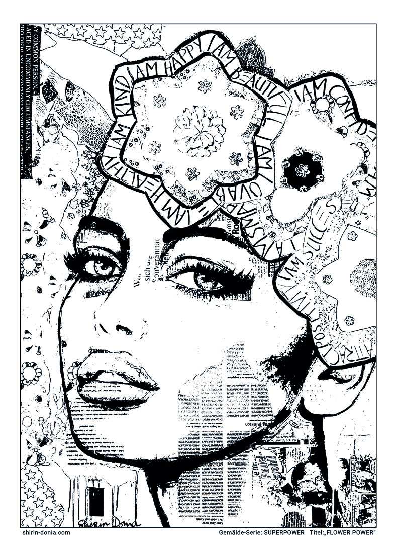 FLOWER POWER- AUSMALBILD - DOWNLOAD