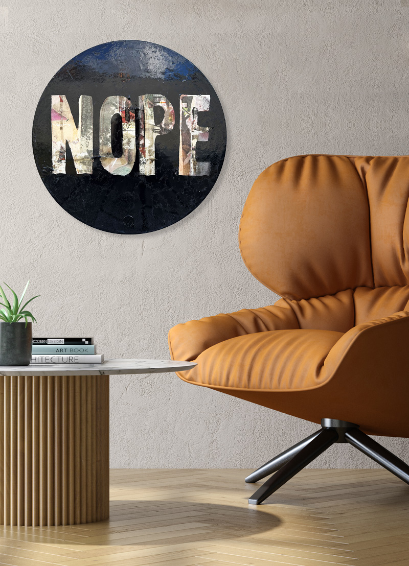 NOPE Round - Unikat