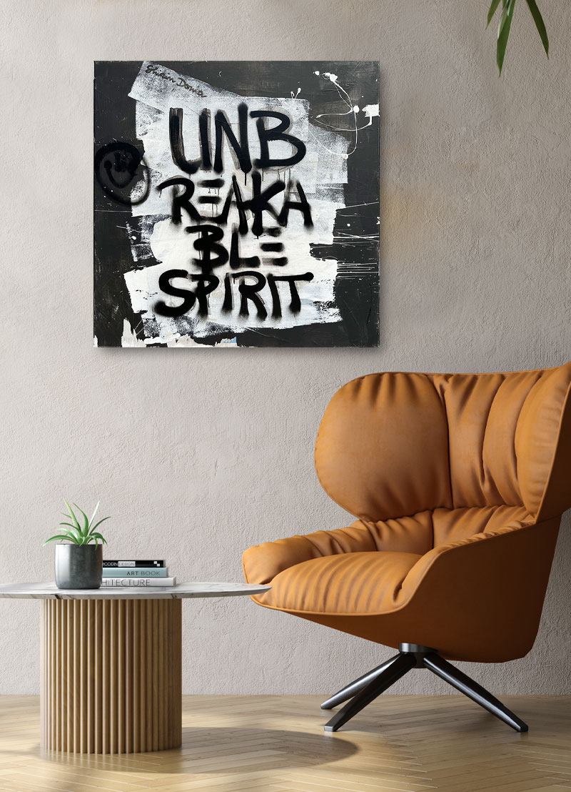 UNBREAKABLE SPIRIT - Selfmade Unikat