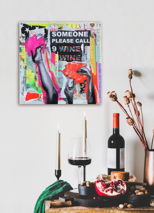 NINE WINE WINE – mini - Unikat