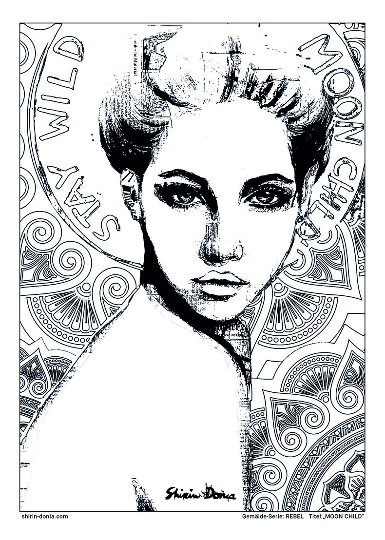 MOON CHILD - AUSMALBILD - DOWNLOAD