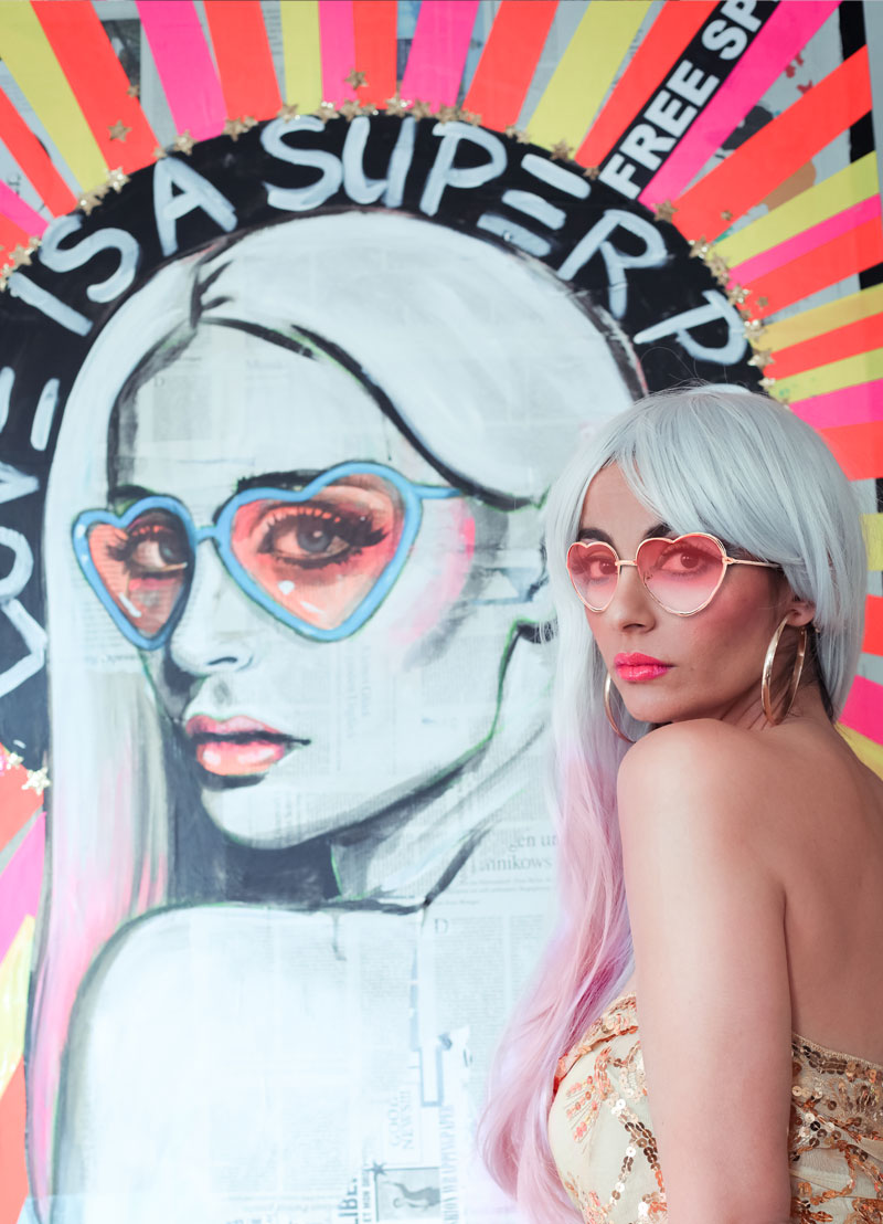 LOVE IS A SUPERPOWER - Unikat
