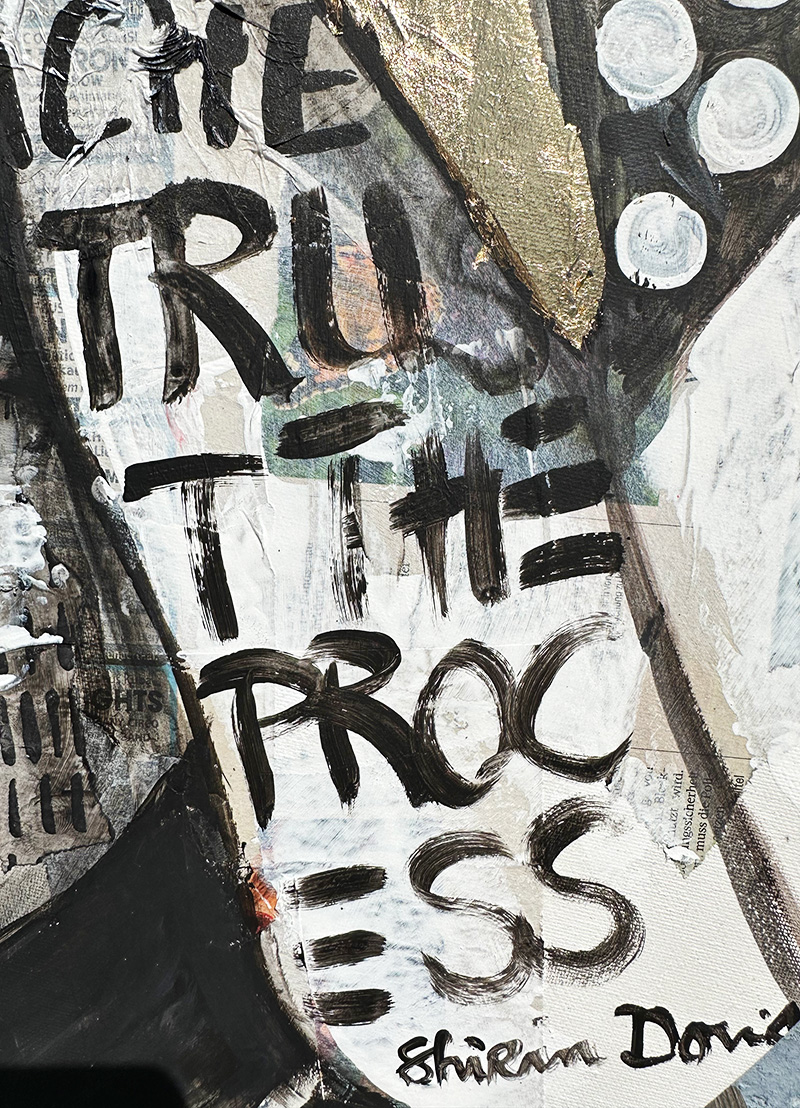 TRUST THE PROCESS Round - Unikat