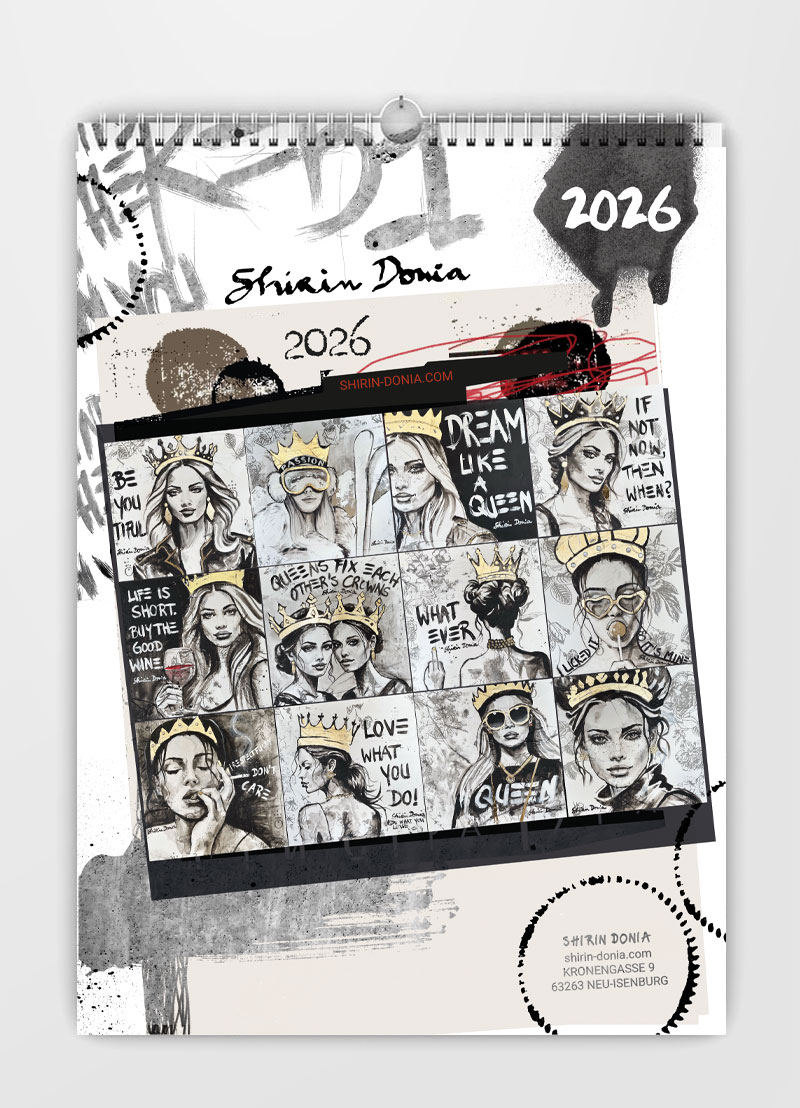 ART-KALENDER 2026 - LITTLE QUEENS